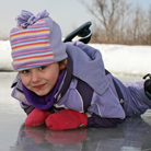 Ice skating