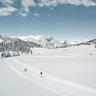 Langlaufen in den Dolomiten